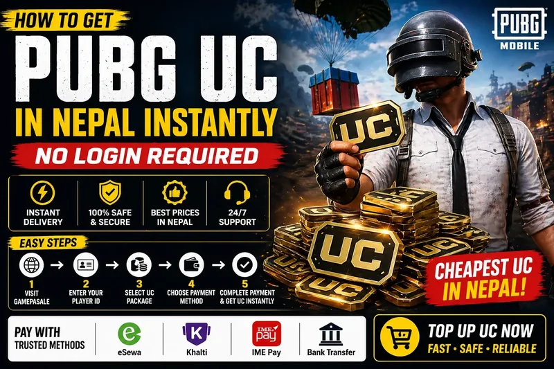 Safe PUBG UC Top-Up in Nepal (No Login Required Guide 2026)