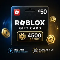 $50 Roblox Gift Card (4500 Robux)