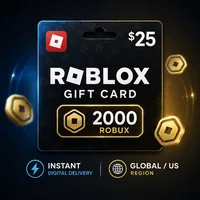 $25 Roblox Gift Card (2000 Robux)